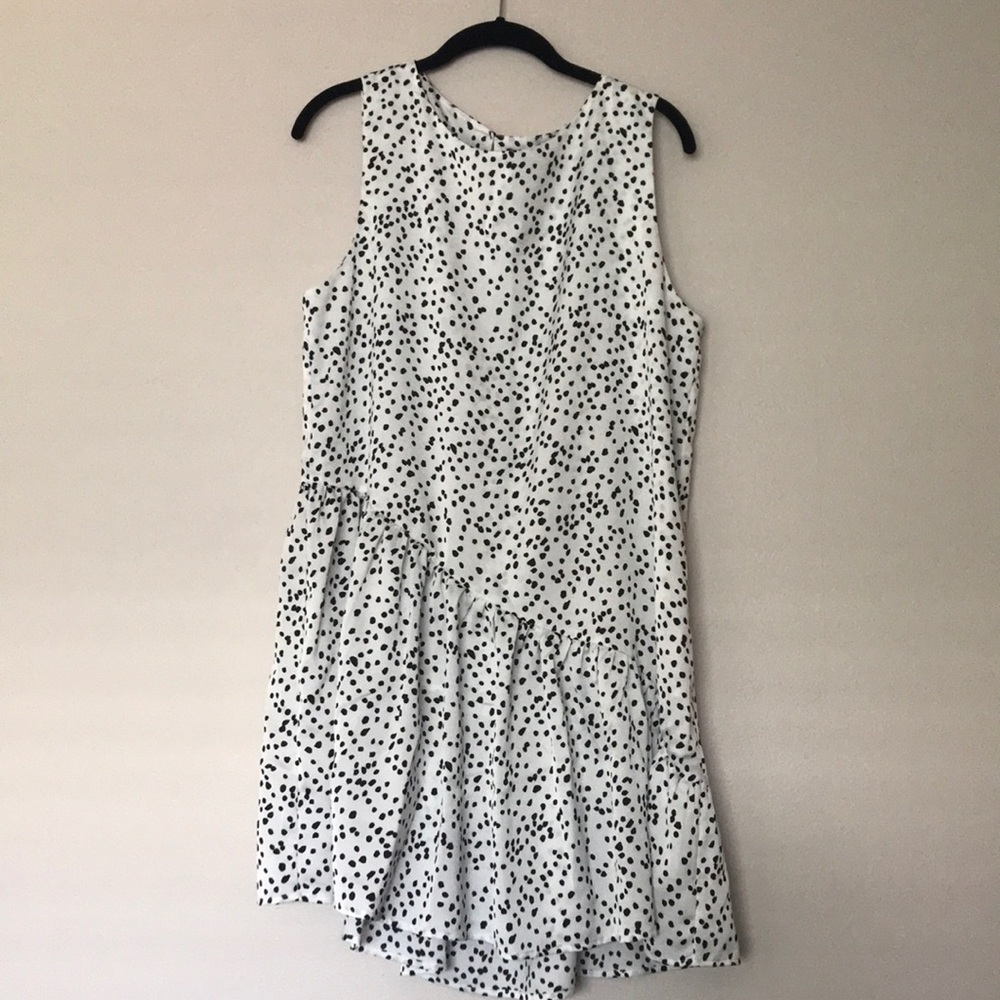 Speckled / polka dot shift dress